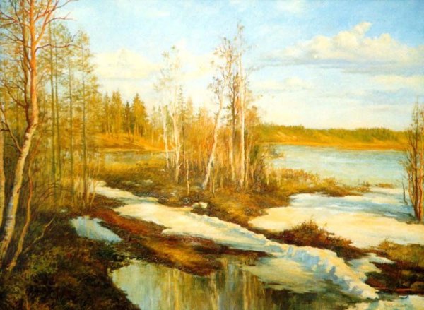 В.М.Токарев «ранняя Весна»