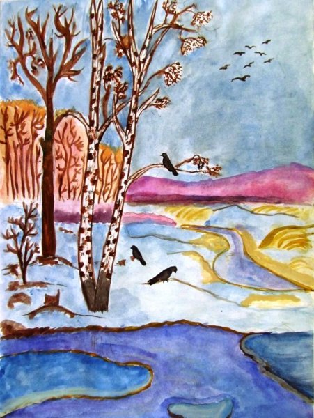 Весна рисунок