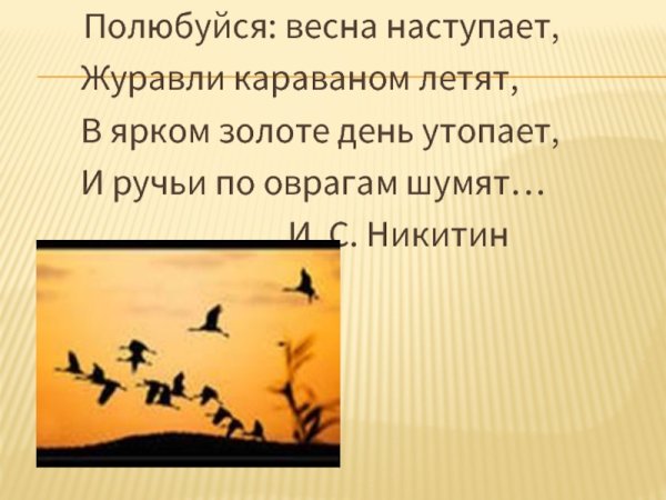Иван Никитин Весна полюбуйся Весна наступает