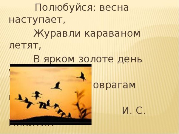 Поэтическая тетрадь 2 класс Весна