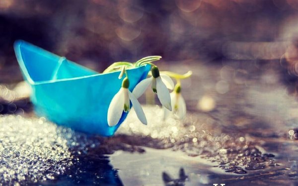 Весенний Ручеек кораблик