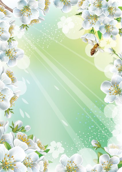 Весенний фон для баннера