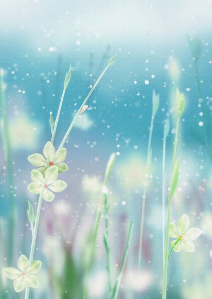 Красивый весенний фон