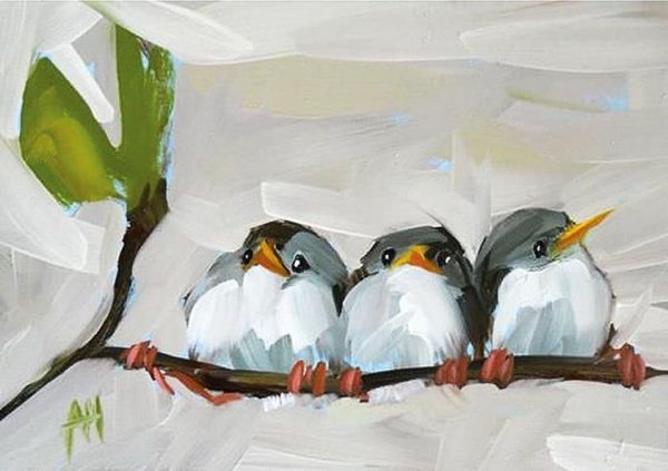 Кот висит на ветке