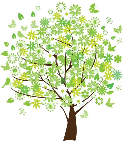 Сад мультяшная