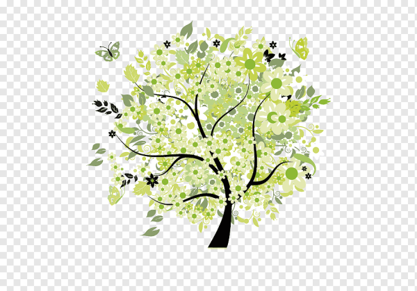 Птичка на дереве