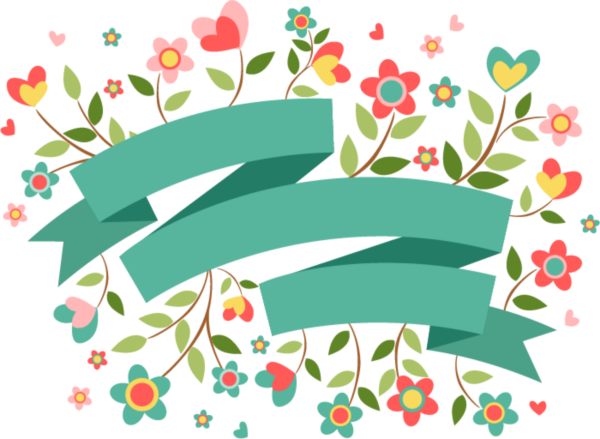 Летние цветы на прозрачном фоне