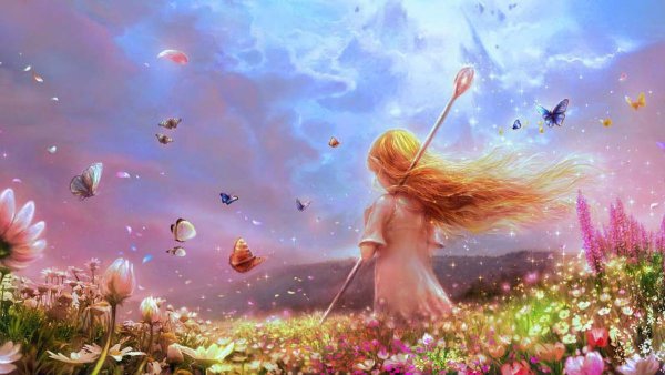 Фантастический горный пейзаж