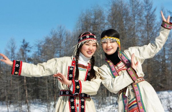 Река Лена весной