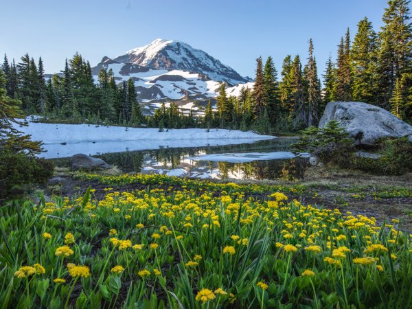 Айдахо горы Весна