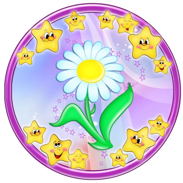 Круглая рамка из цветов