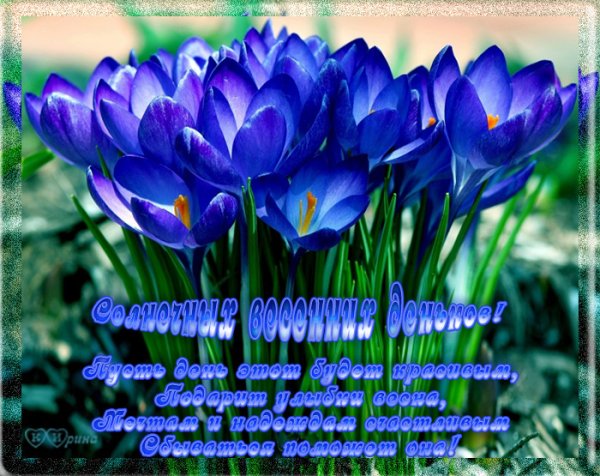 Солнечного весеннего дея