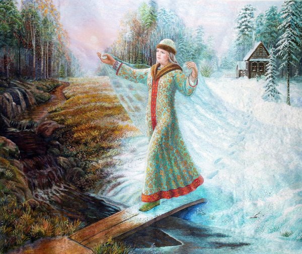 Февраль граница зимы и весны