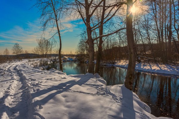 Природа Весна апрель солнце