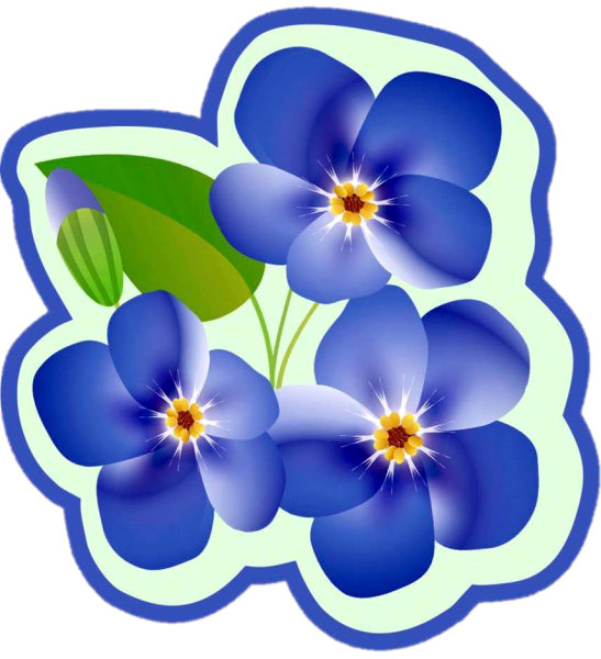 Цветы для детей цветные