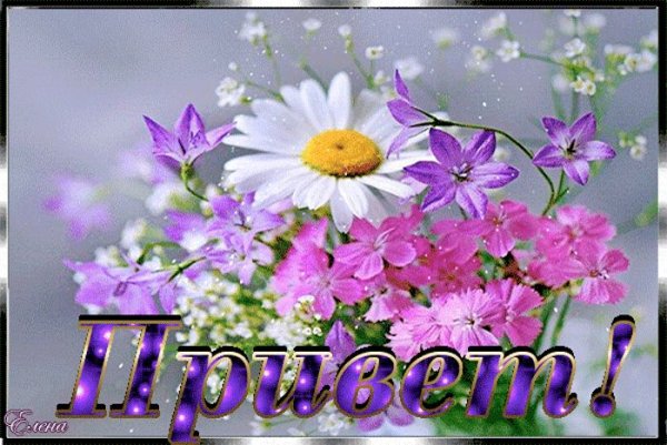 Открытки с цветами и приветствием