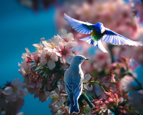 Весна птицы