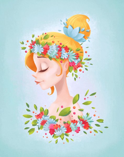 Мультяшные девочки лето