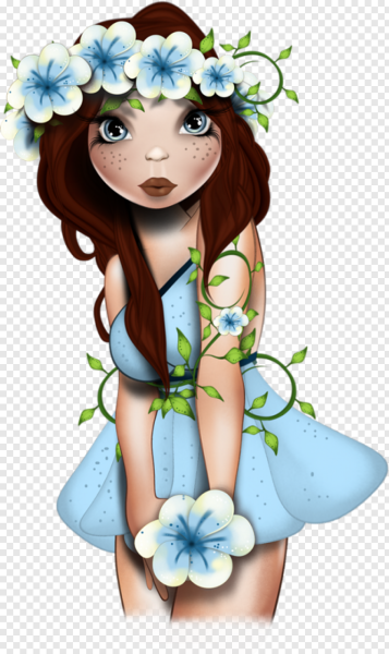 Лицо девушки весны