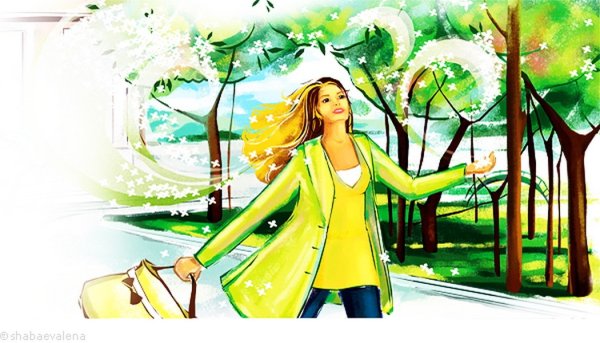 Девушка Весна для детского сада