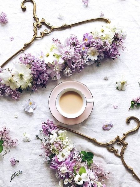 Сиреневые украшения Эстетика