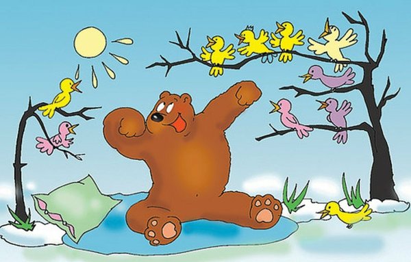 Медведь после спячки