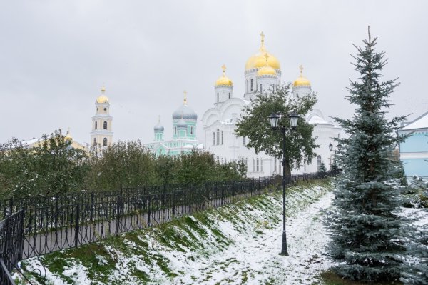 Дивеево канавка зима