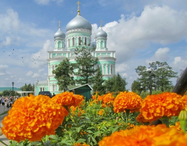 Дивеево монастырь цветы