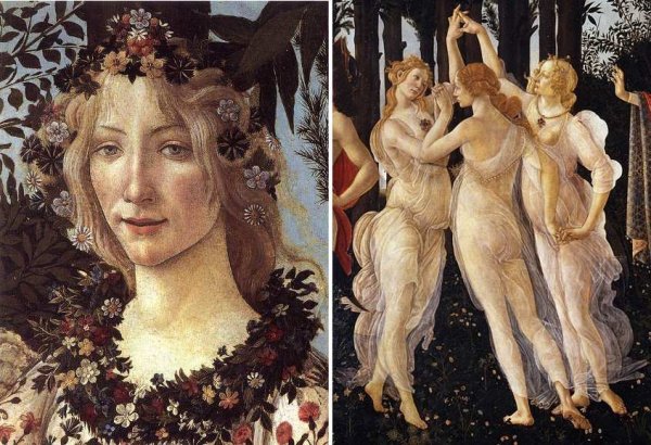 Сандро Боттичелли нимфа