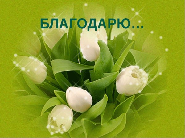 Спасибо с весенними цветами