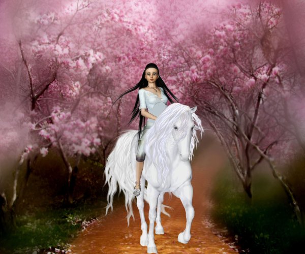 Лошади Весна