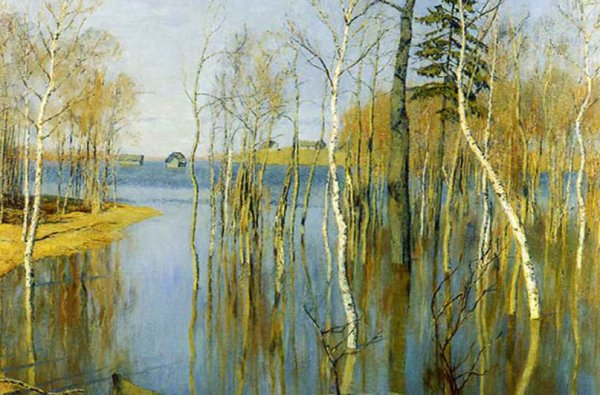 Картина Левитана Весна