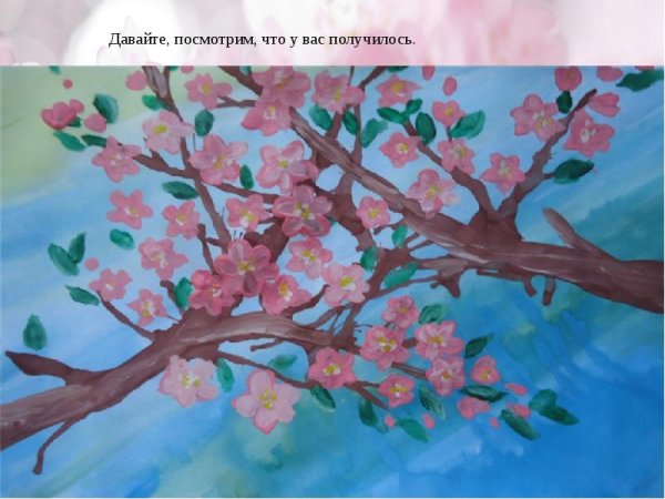 Картина черри блоссом