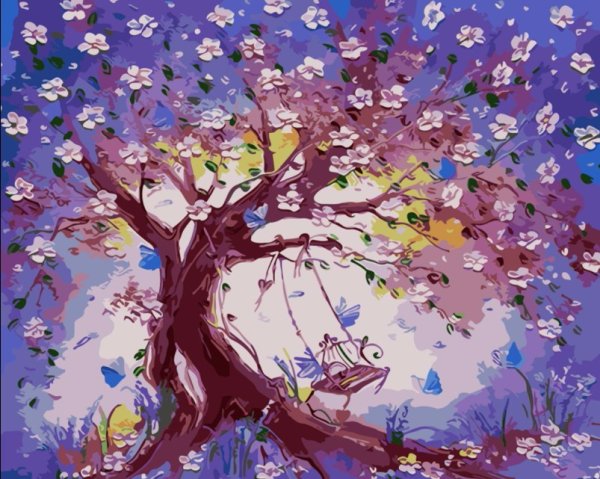 Рисование деревья весной