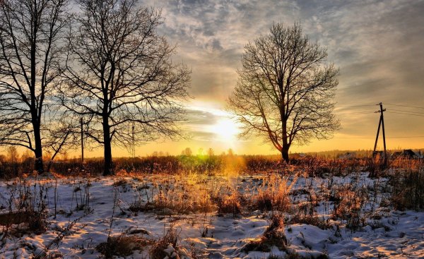 Солнечная поздняя осень