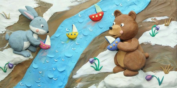 Весна из пластилина