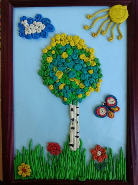 Весенняя аппликация