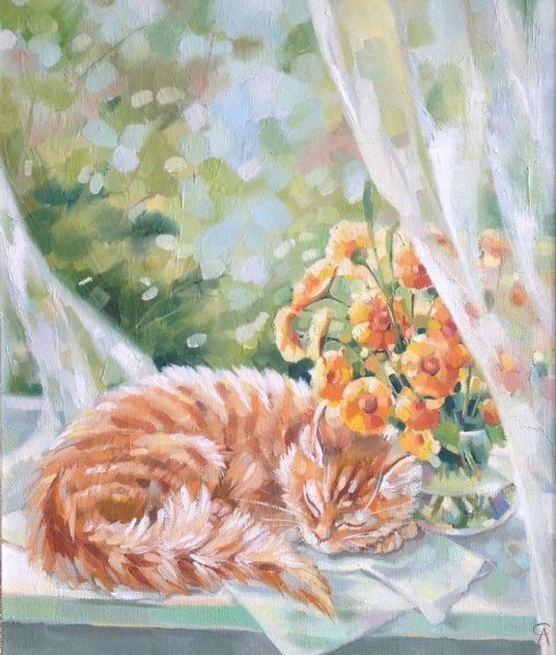 Коты весной
