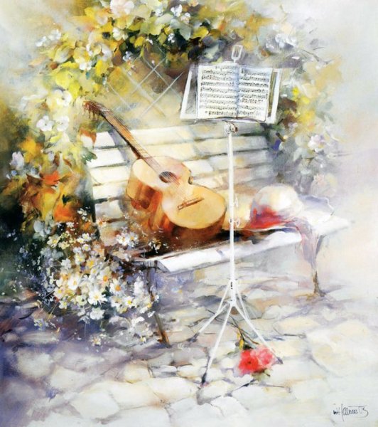 Художник Willem Haenraets осень