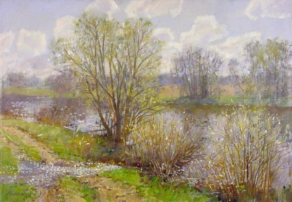 Весенний пейзаж Батурин