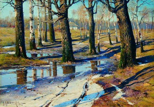 Крыжицкий Константин Яковлевич (1858-1911) «Весна», 1894