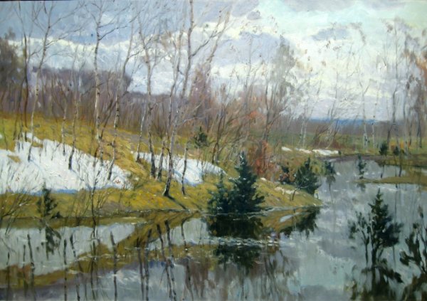 «Весенний разлив». Автор: Копняк Валерий Андреевич.