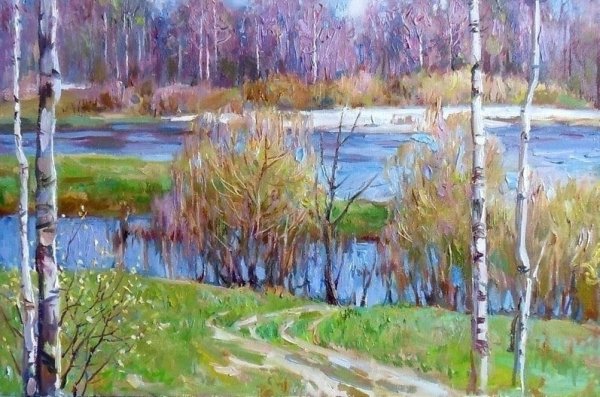 Весна картины художников