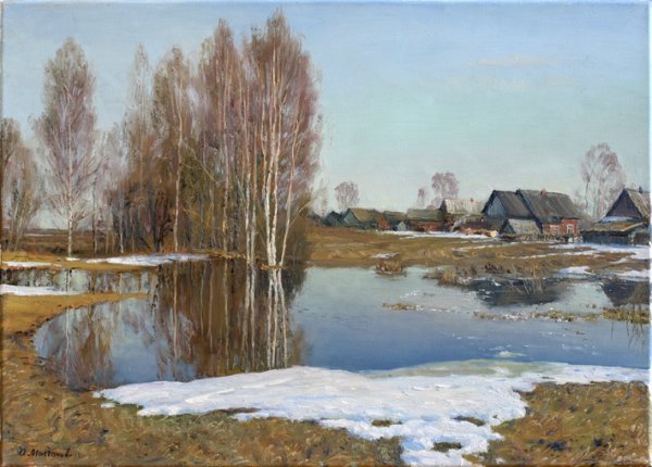 Олег Молчанов весенние пейзажи