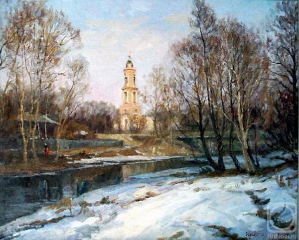 Март храм в живописи