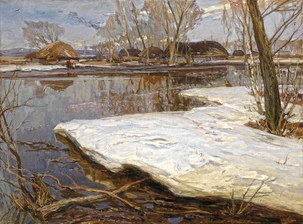 Вещилов Константин Александрович зимний пейзаж