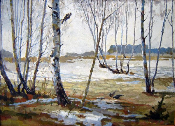 Весенняя Проталинка Левитана