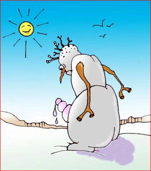 Шутки про позднюю весну