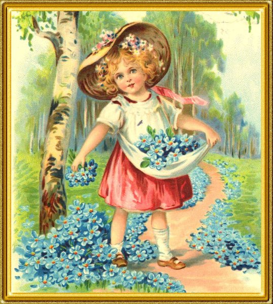 Почтовая карточка. Худ. Елизавета Бем.