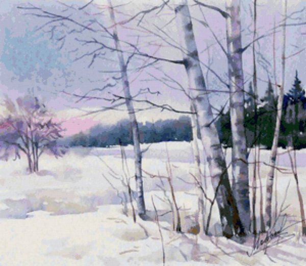 Художник Александр Зыбин акварели Весна